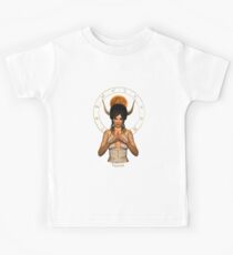 Taurus zodiac fantasy circle Kids Tee