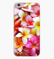 Plumeria-rosa weiße Frangipani-tropische hawaiische Blumen-feine Kunst iPhone-Hülle & Cover
