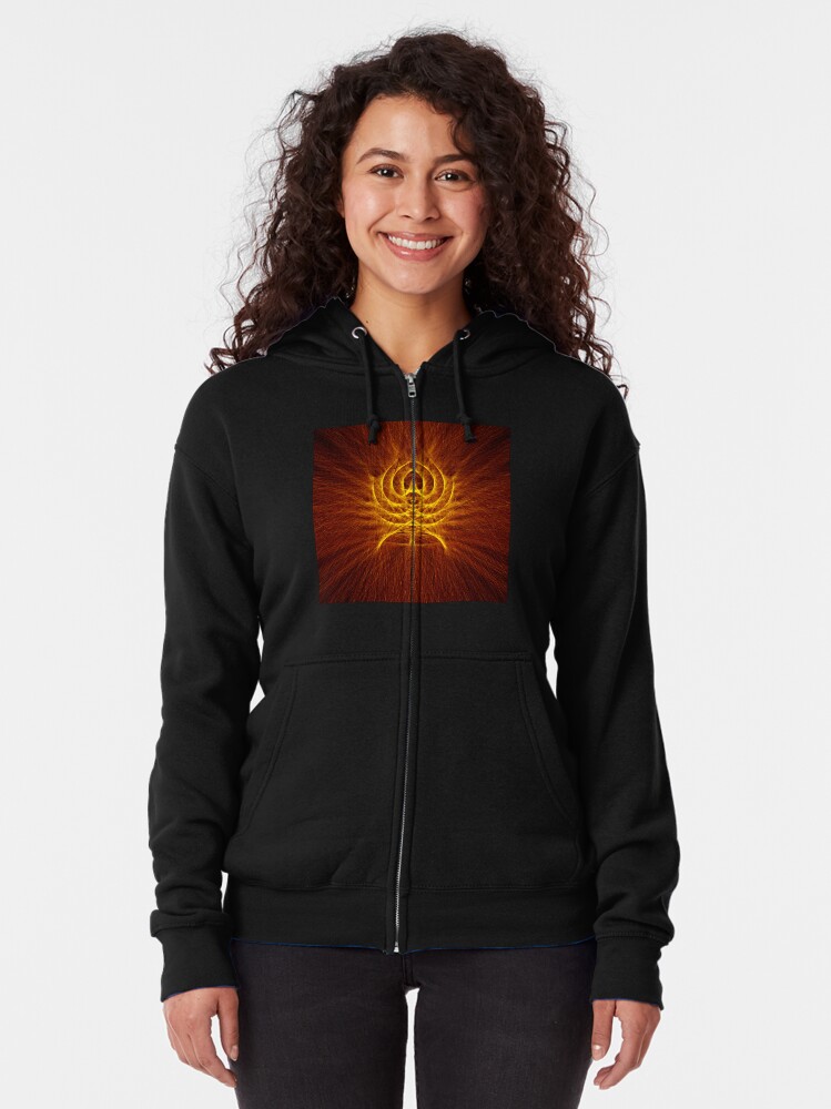 Alternate view of Alien Spider Zipped Hoodie