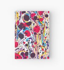Psychedelic Vintage Marbled Paper Pepe Psyche Hardcover Journal