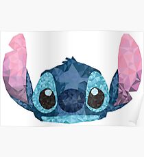 Stich Geometrisch (Lilo und Stitch) Poster