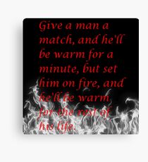 Witty Quote Canvas Print
