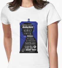 Wholock - A Study in Deduction Women's Fitted T-Shirt