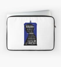 Wholock - A Study in Deduction Laptop Sleeve