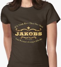 Jakobs Waffen Tailliertes T-Shirt für Frauen