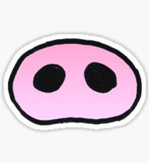 Pig's snout Sticker