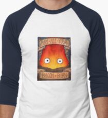 Studio Ghibli Illustration: CALCIFER #2 Men's Baseball ¾ T-Shirt