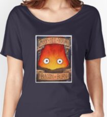 Studio Ghibli Illustration: CALCIFER #2 Women's Relaxed Fit T-Shirt