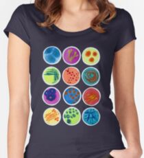 Petri Dishes Fitted Scoop T-Shirt