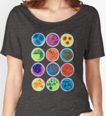 Camiseta ancha para mujer Platos de Petri