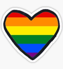 Heart gay Sticker