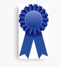 Blue Ribbon Canvas Print