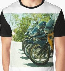 Motorcycles parked Graphic T-Shirt