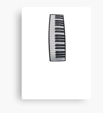 Piano Keyboard Distortion Canvas Print