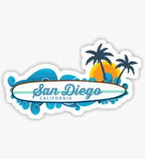 San Diego - California. Sticker