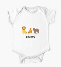 Löwen-Tiger-Bären oh mein Baby Body Kurzarm