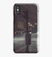 A Rainy Night In Lisbon. iPhone Case
