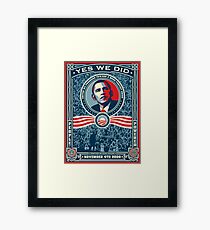 Obama Framed Print