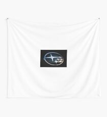 Subaru Badge Wall Tapestry