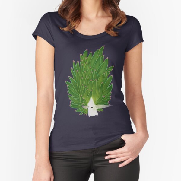 Sheep Sea Slug Fitted Scoop T-Shirt