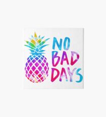 No Bad Days (tie dye) Art Board