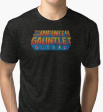Infinity Gauntlet - Classic Title - Dirty Tri-blend T-Shirt