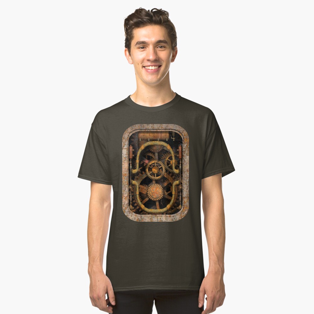Infernal Steampunk Vintage Machine #1 Classic T-Shirt