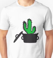 Eat Well saucepan cook desert cactus survive survival hungry Unisex T-Shirt