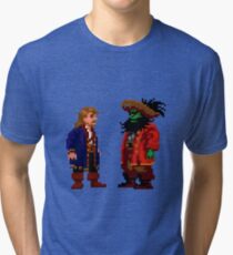 Guybrush & LeChuck (Monkey Island 2) Tri-blend T-Shirt