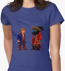 Guybrush & LeChuck (Monkey Island 2) Women's Fitted T-Shirt