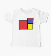 Tribute to 80's Mondrian Baby Tee