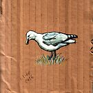 Gulls on Grass, #3 by SlideRulesYou