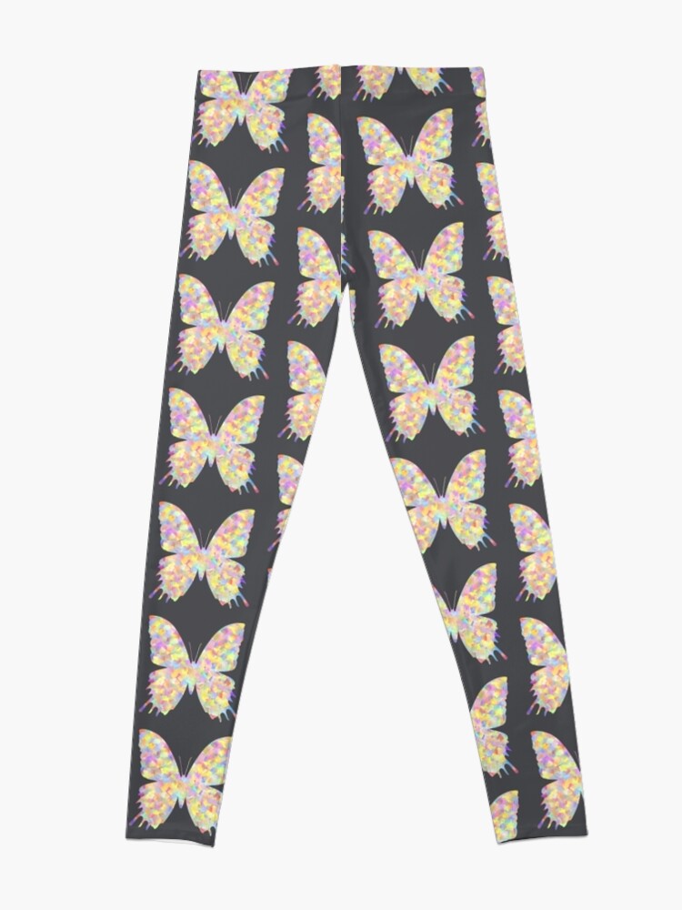 Alternate view of Pastel Motley Butterfly Leggings