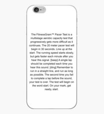 Der Fitnessgram Schrittmacher Test lustig iPhone-Hülle & Cover