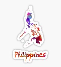 Philippinen im Aquarell Sticker
