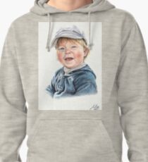 Little boy portrait Pullover Hoodie