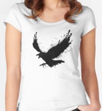 Raven Women's Fitted Scoop T-Shirt