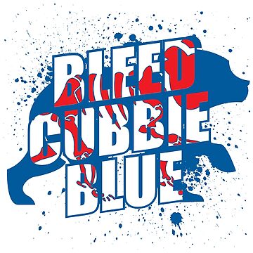 Chicago Cubs World Series T-shirts - Bleed Cubbie Blue