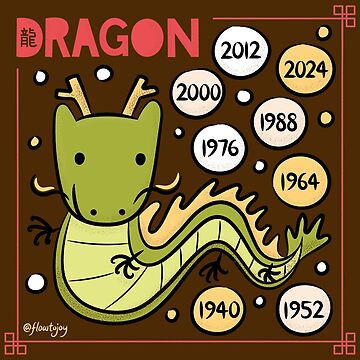 Year of the Dragon Chinese New Year Zodiac Animal 2024