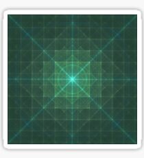 Grid Essence | Original Fractal Art Sticker