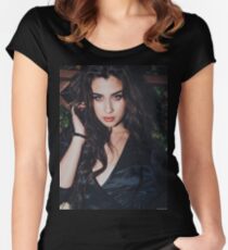 Camiseta entallada de cuello redondo Lauren Jauregui- Kode Mag