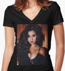 Lauren Jauregui- Kode Mag 2 Women's Fitted V-Neck T-Shirt