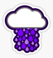 Purple Rain Sticker