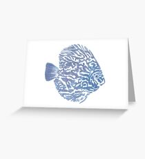 Discus fish Greeting Card