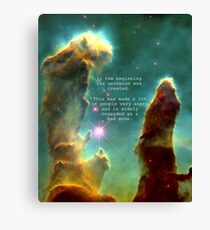 Hitchhiker's Guide Quote Canvas Print