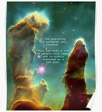 Per Anhalter Zitat Poster