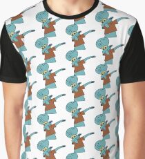 Squidward Dab Graphic T-Shirt