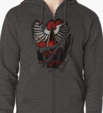 Blood Angels Armor Zipped Hoodie