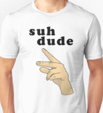 Suh Dude meme | Black Letters Unisex T-Shirt
