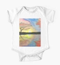 Sunset- Tree One Piece - Short Sleeve